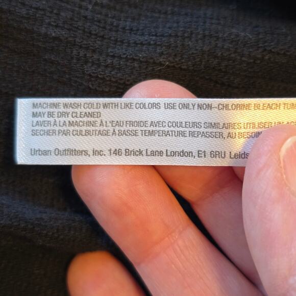 Free People Beach Cover Up Women's M Black Tie Front Gather Beachy Coastal Boho - Picture 8 of 11